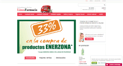 Desktop Screenshot of lineafarmacia.com
