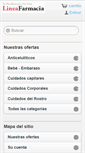 Mobile Screenshot of lineafarmacia.com