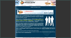Desktop Screenshot of dietetica.lineafarmacia.com
